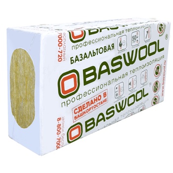 Утеплитель BASWOOL ЛАЙТ 45 1200х600х70 мм 8 шт