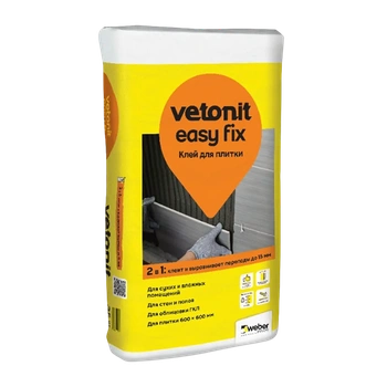 Клей для плитки Vetonit Easy Fix (25 кг)