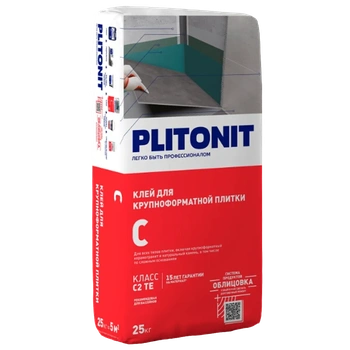 Клей для плитки Plitonit С по сложным основаниям (25 кг)