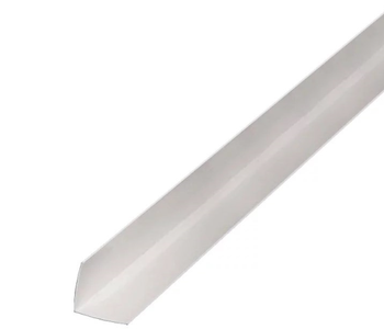 Угол отделочный из ПВХ, белый, 2700х25х25 мм