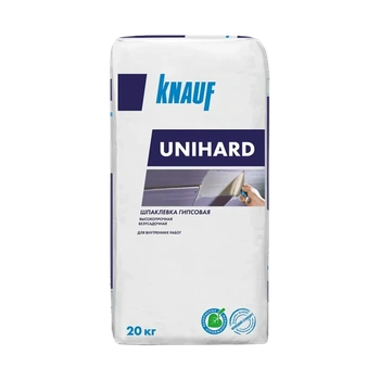 Шпаклевка гипсовая Knauf Unihard, 20 кг